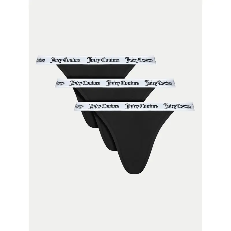 Set di 3 culotte classiche Diddy JCLBR224572 Nero