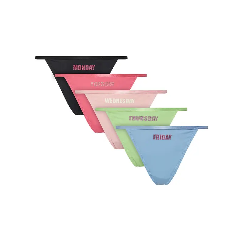 Set di 5 perizoma JCTUS125971 Multicolore