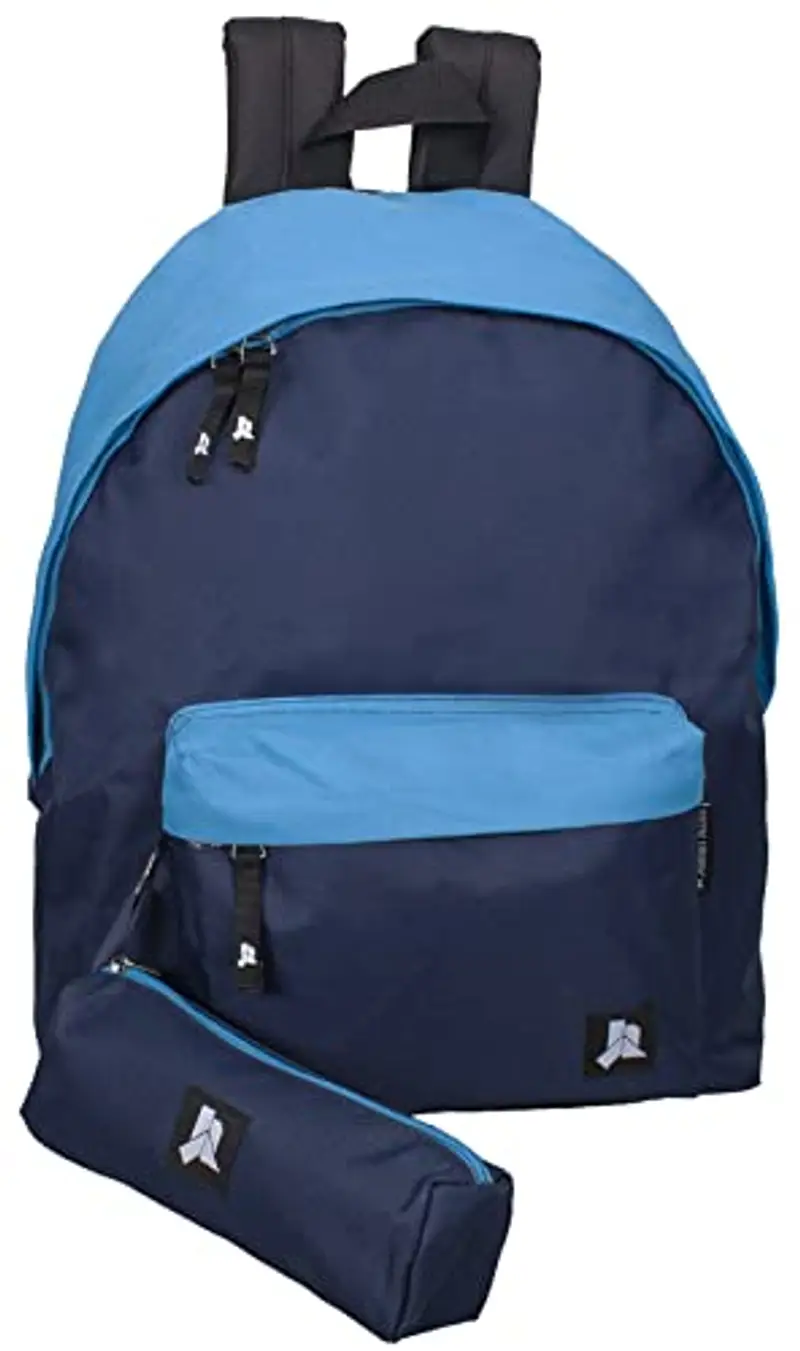 Julian Ross JR3007 Blu Navy Zaino Con Astuccio Scuola Media, Elementare e Superiore per Bambini e Ragazzi, 41
