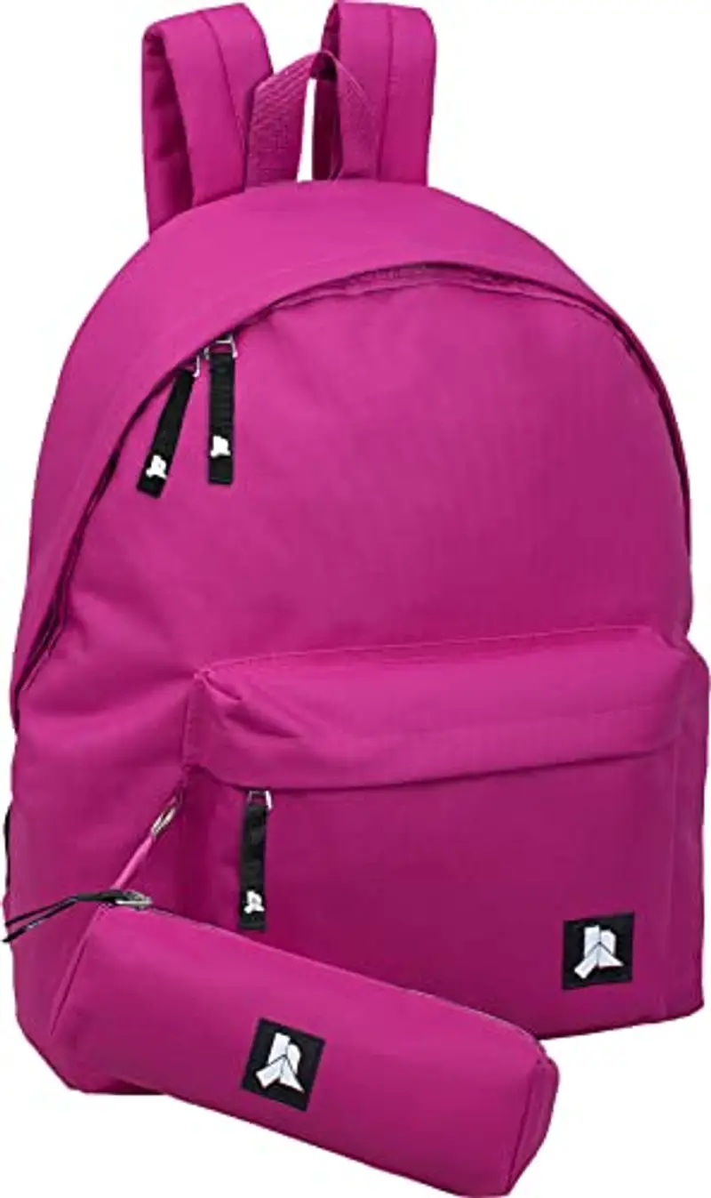 Julian Ross JR3007 Rosa Zaino Con Astuccio Scuola Media, Elementare e Superiore per Bambine e Ragazze, 41 Centimetri,