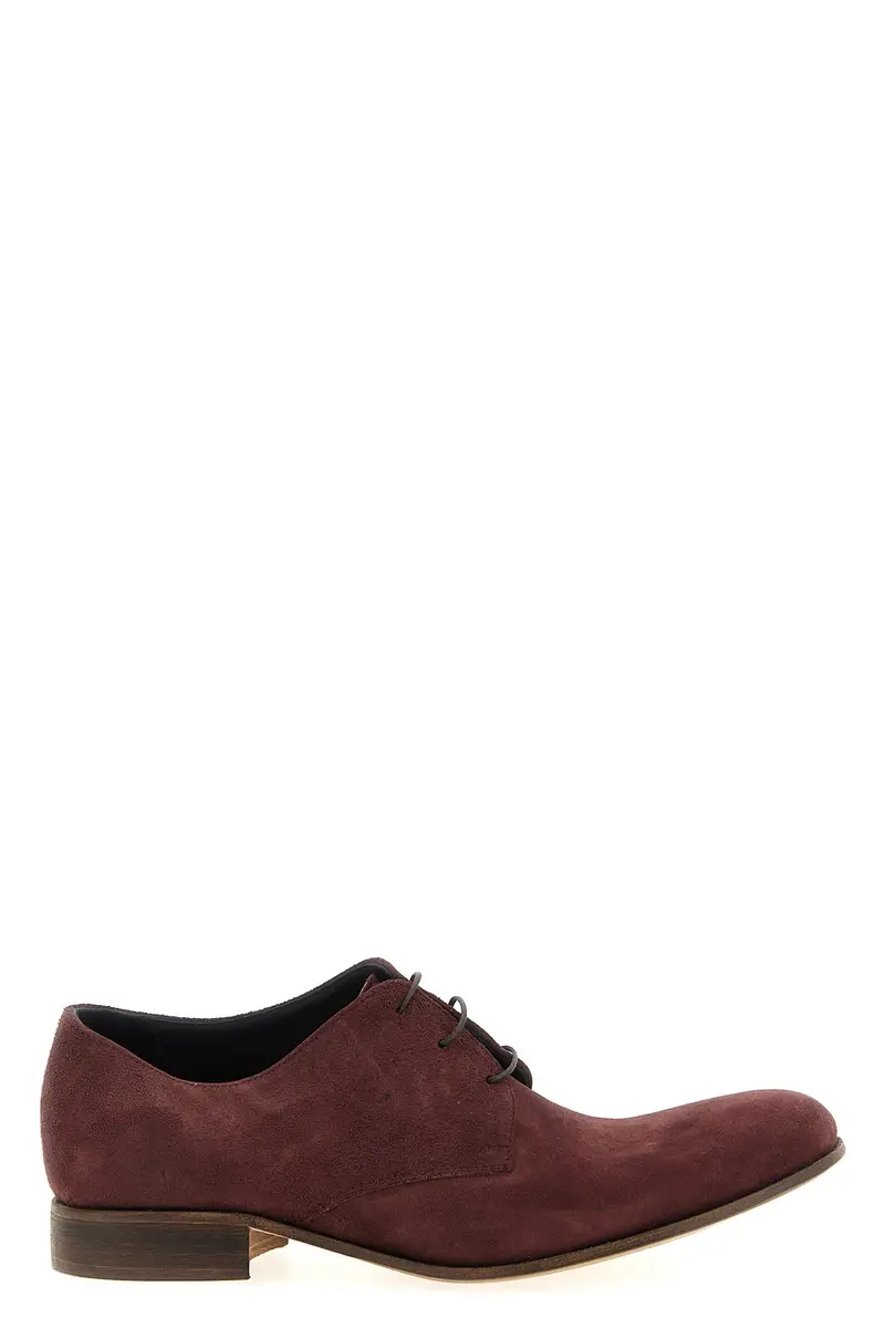Stringata Suede Bordeaux