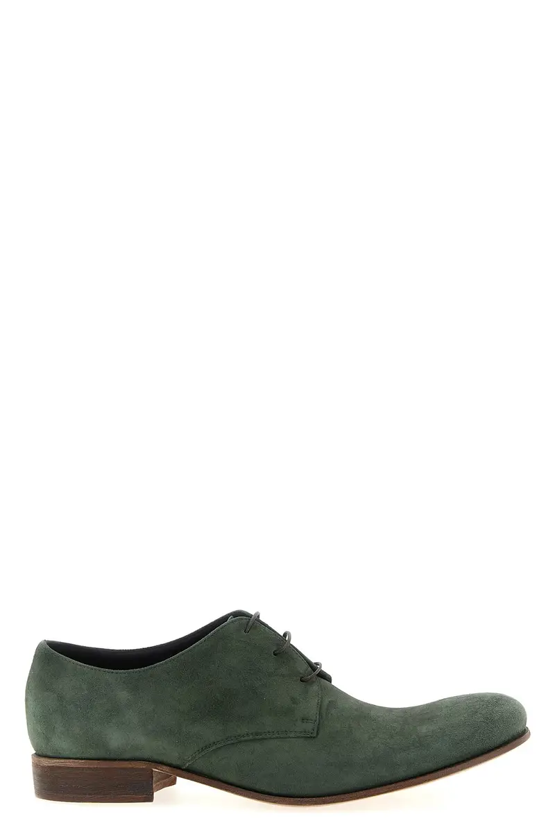 Stringata Suede Verde