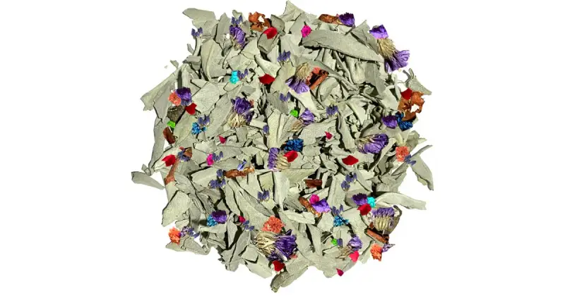 White Sage & Dragon's Blood & Flowers essenze da bruciare 20 g