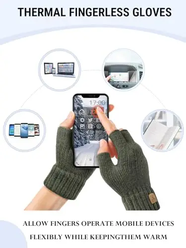 JUNRUI Guanti Donna 3092342 miniatura 3