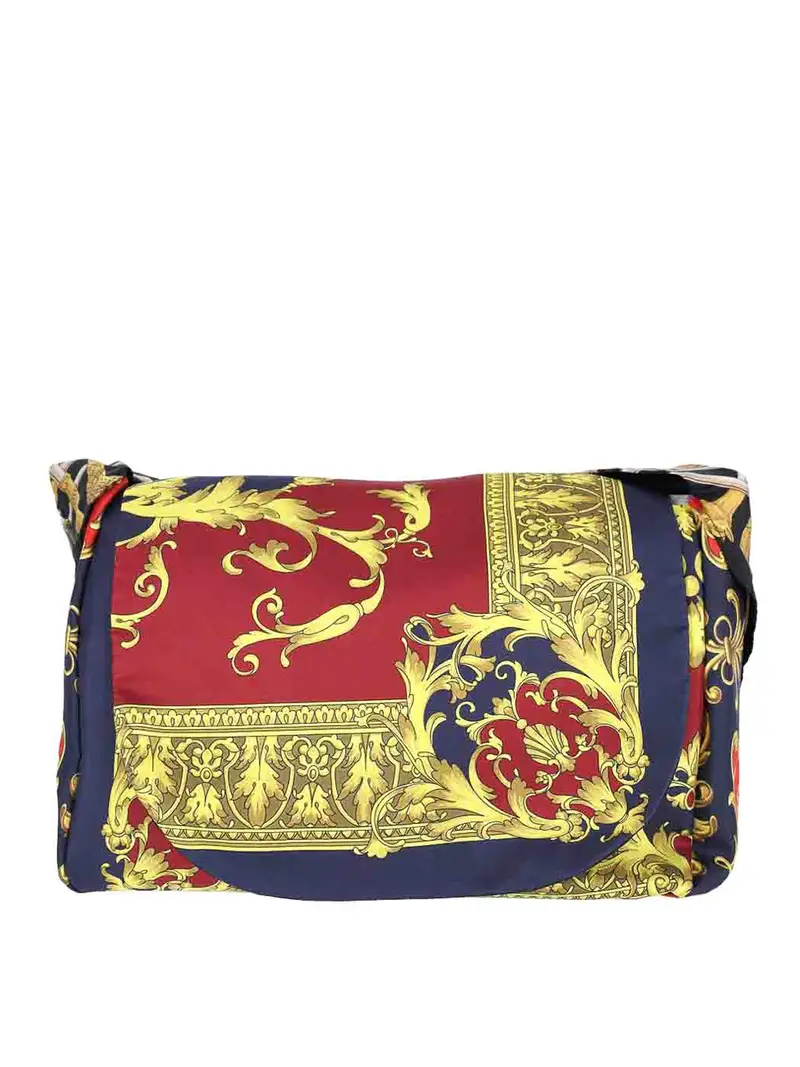 Borsa Tracolla In Seta Multicolore