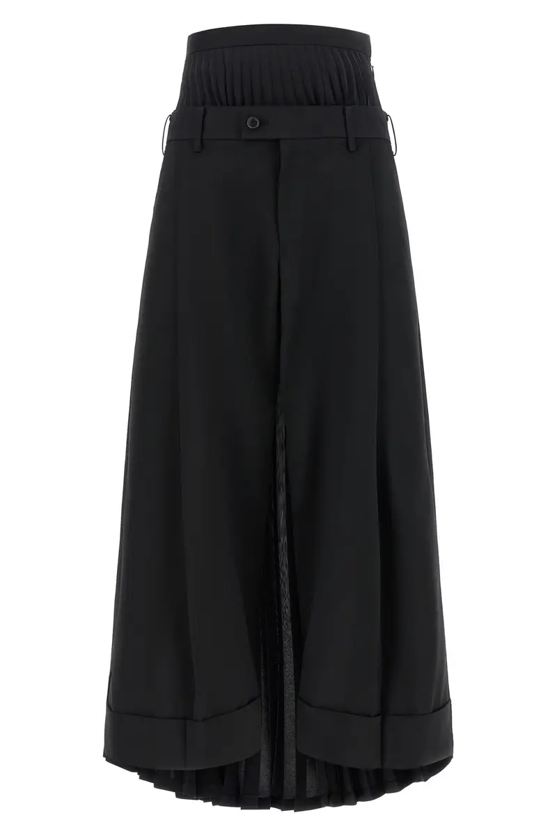 Pantalone Plissé Nero