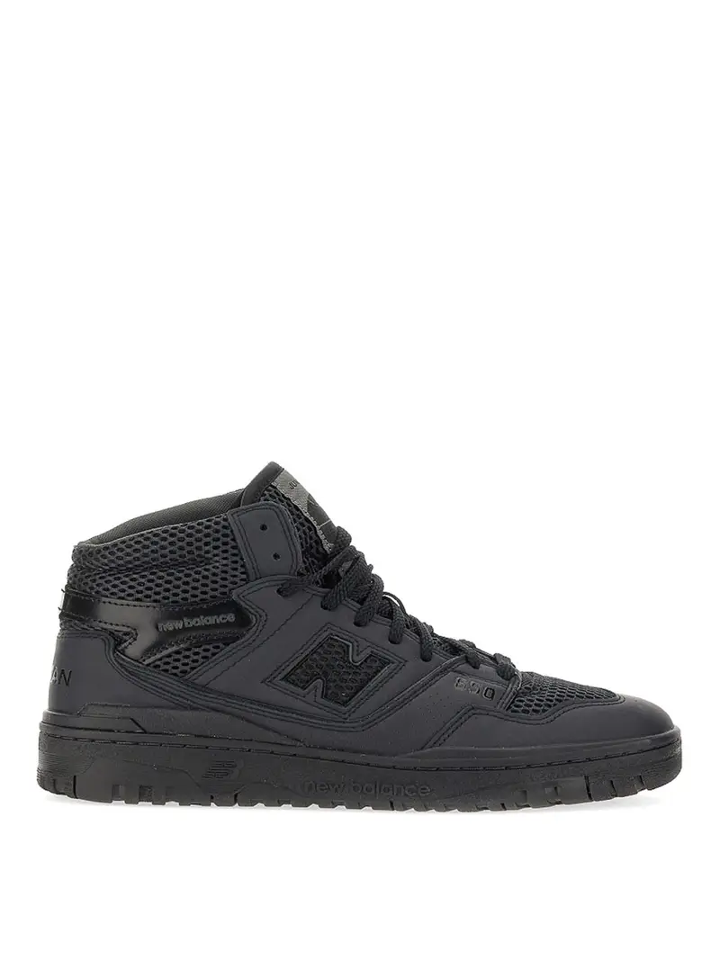 Sneakers in pelle Nero