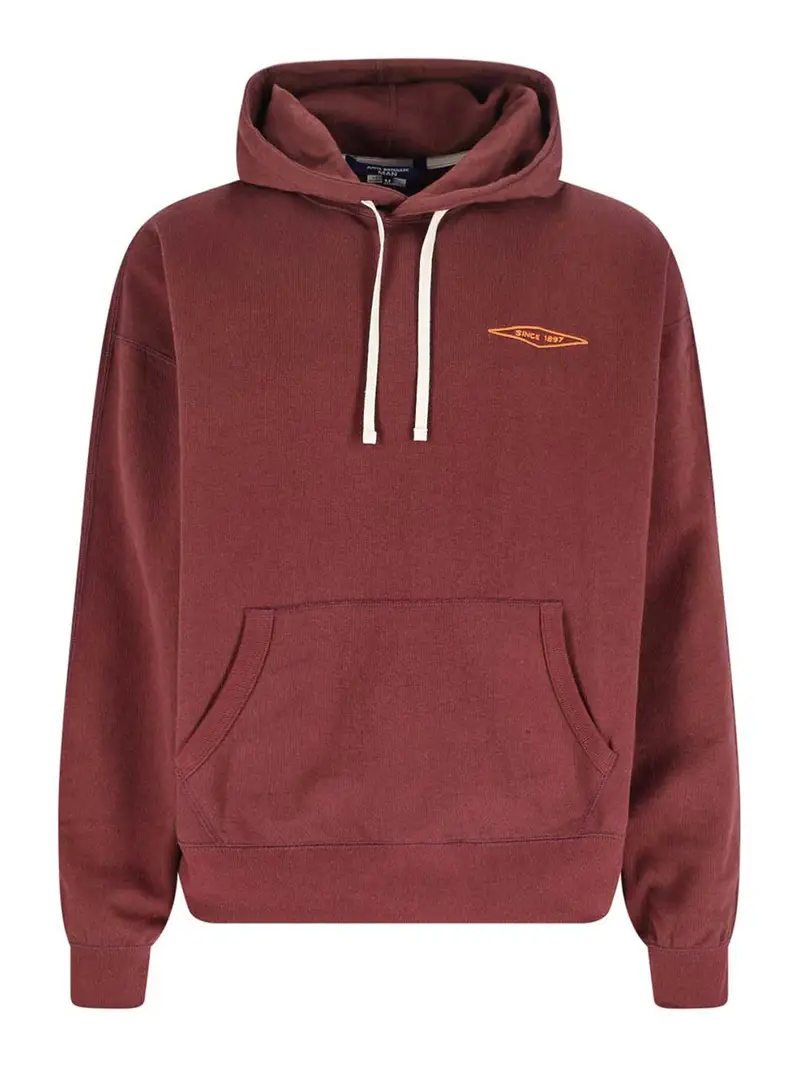 X Filson Felpa Cappuccio Rosso