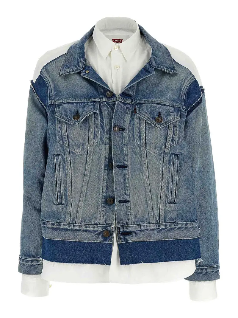 X giacca in denim camicia Levis Multicolore