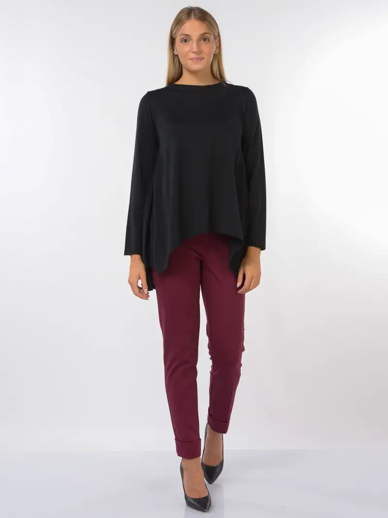 maglia da donna Jurere in mohair con spacco NERO miniatura 2