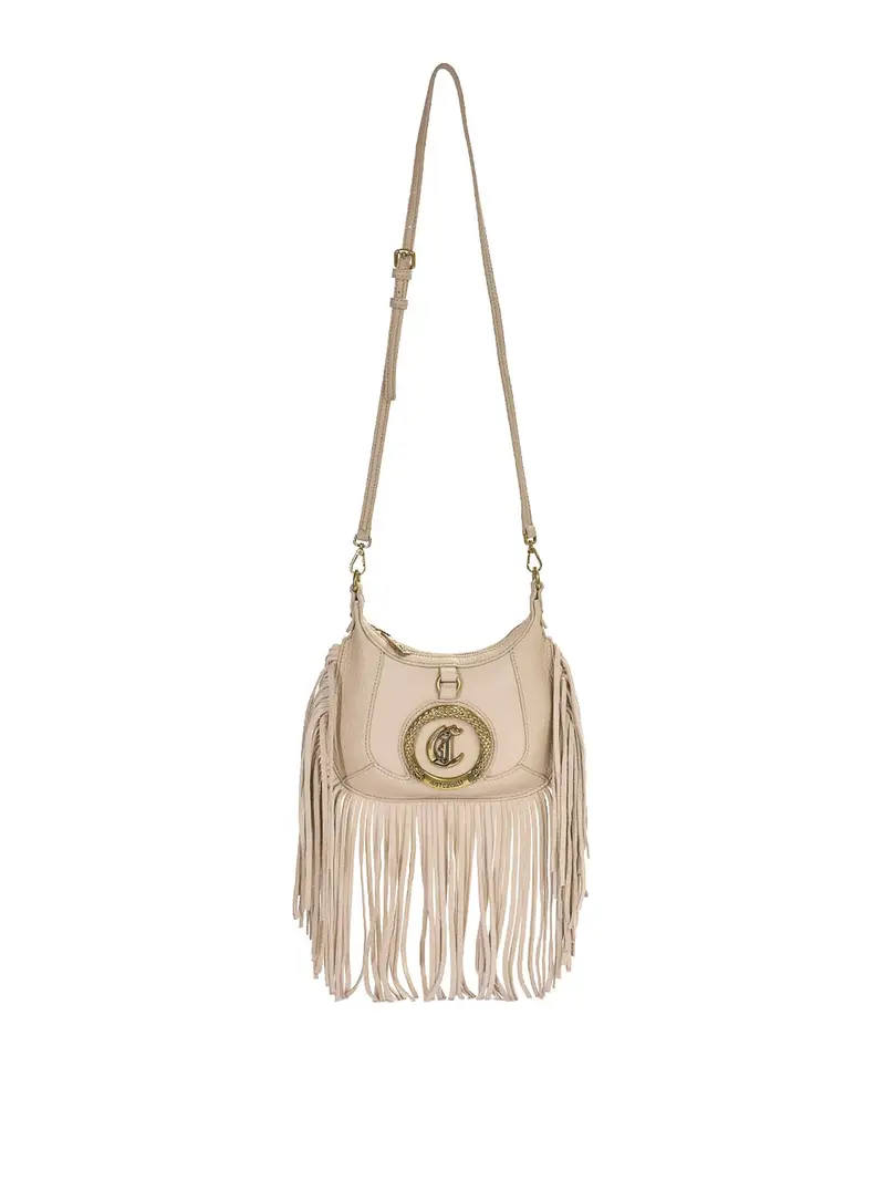 Borsa con frange Beige