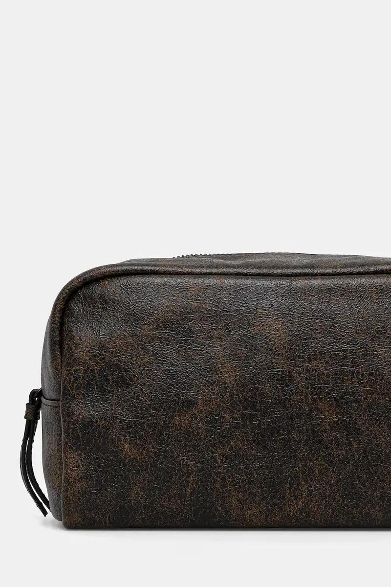 borsa da toilette colore marrone 79QA4B13 ZSD10 miniatura 3