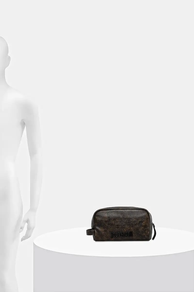 borsa da toilette colore marrone 79QA4B13 ZSD10 miniatura 5