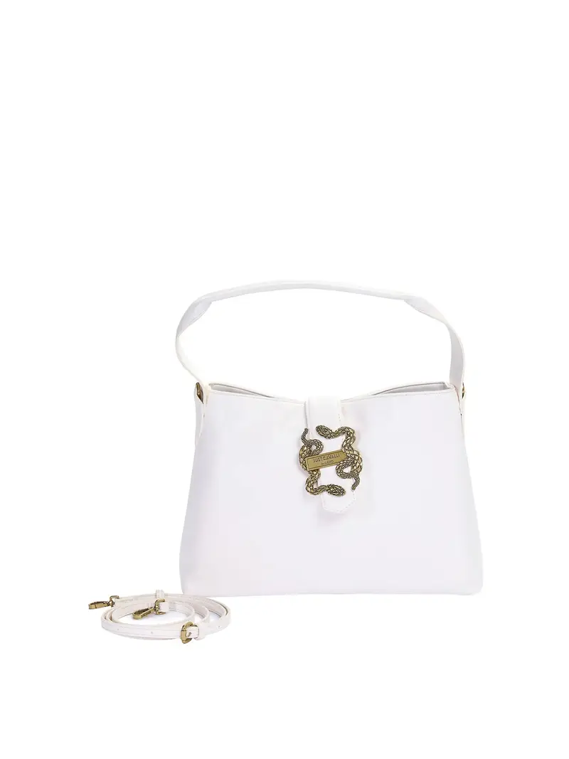 Borsa Iconic Snakes Bianco