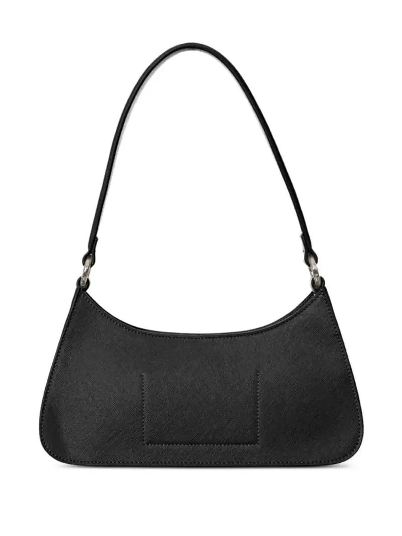 Just Cavalli borsa nera donna in ecopelle a mano logo in metallo miniatura 2