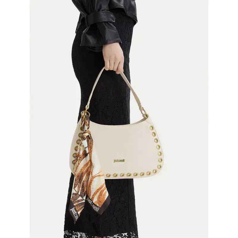 Borsetta Just Cavalli 80RA4BF6 ZSB81 Écru Écru