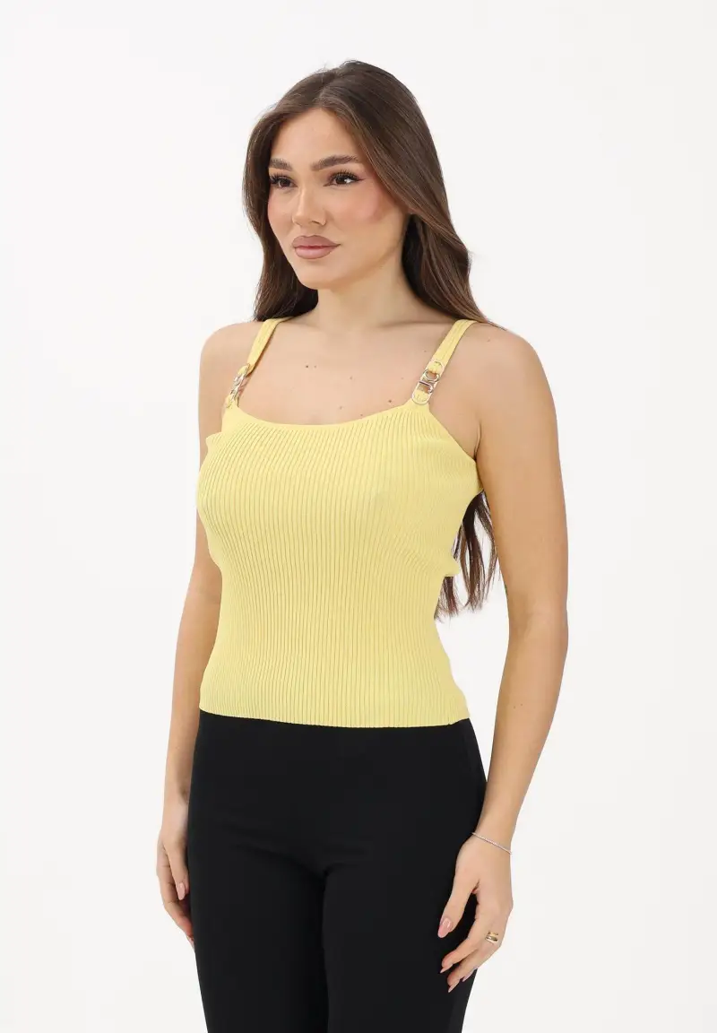 Canotta gialla da donna
