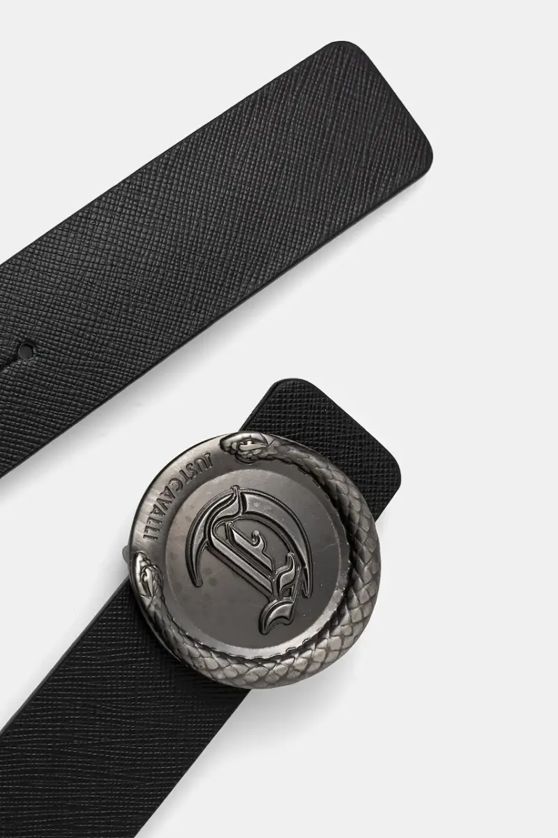 cintura in pelle bilaterale uomo colore nero 78QA6F60 ZP300 miniatura 2