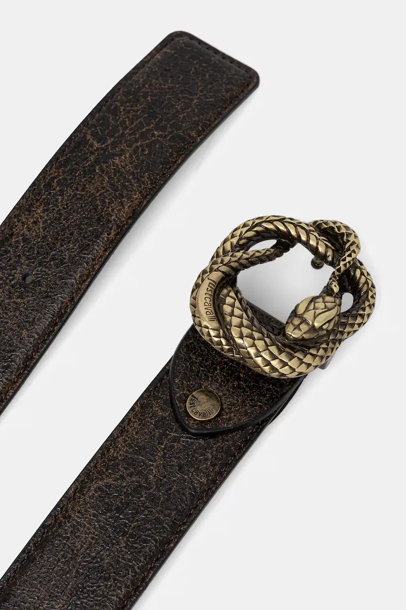 cintura in pelle uomo colore marrone 79QA6F40 ZSD10 miniatura 2