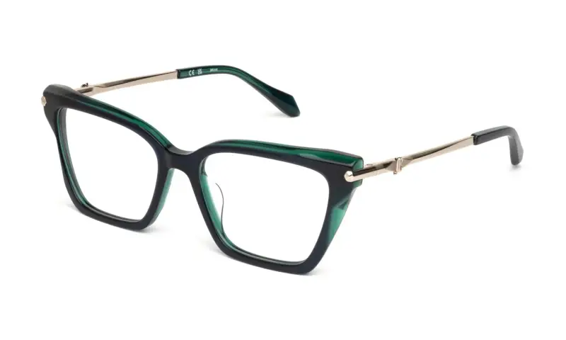Just Cavalli Montature da vista Donna in acetato blu a farfalla
