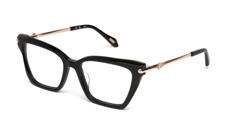 Donna Just Cavalli VJC123 700 Montature da vista Acetato Nero Farfalla