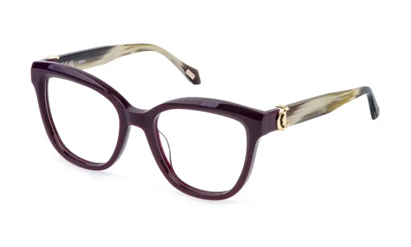 Just Cavalli Montature da vista Donna in acetato viola a farfalla