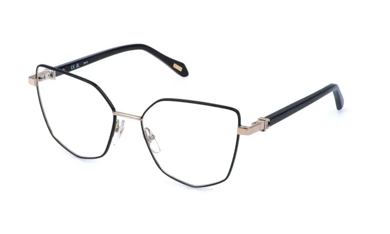 Just Cavalli Montature da vista Donna in Metallo Oro Geometrica