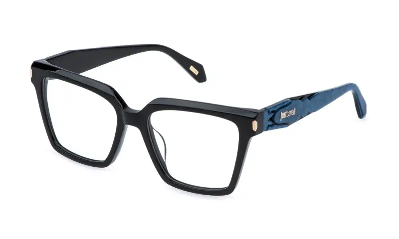 Donna Just Cavalli VJC156 700Y Montature da vista Acetato Nero Farfalla