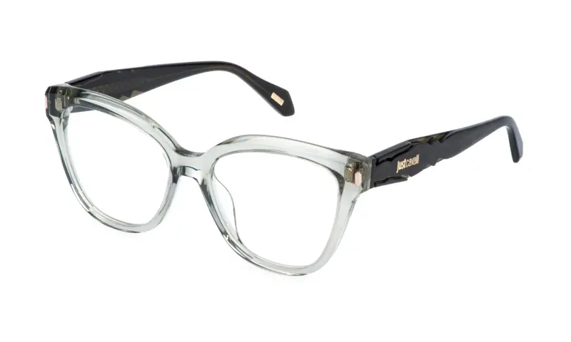 Donna Just Cavalli VJC157 09RM Montature da vista Acetato Grigio Farfalla