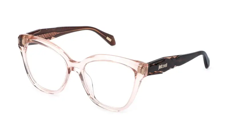 Donna Just Cavalli VJC157 0T82 Montature da vista Acetato Rosa Farfalla
