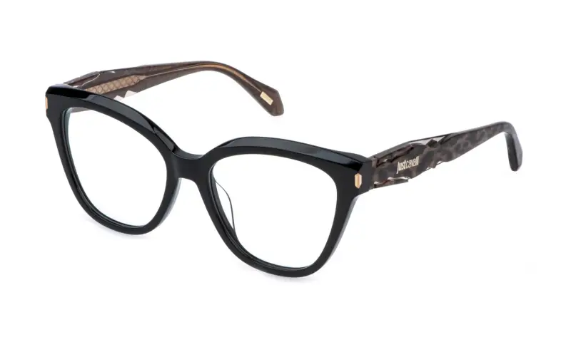 Donna Just Cavalli VJC157 700K Montature da vista Acetato Nero Farfalla