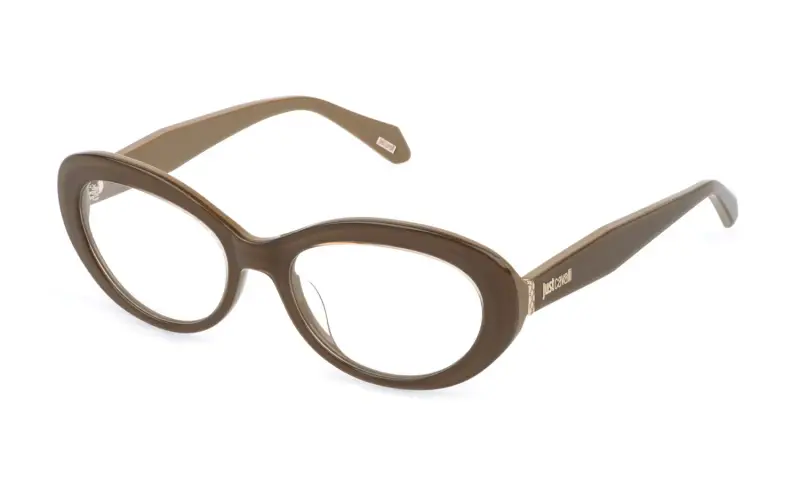 Just Cavalli Montature da vista Donna Acetato beige Geometrica