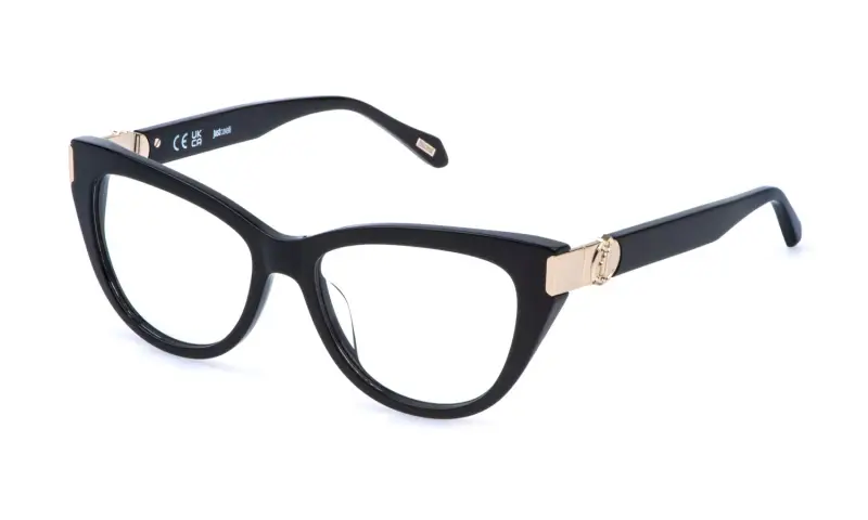 Donna Just Cavalli VJC164 700 Montature da vista Acetato Nero Farfalla