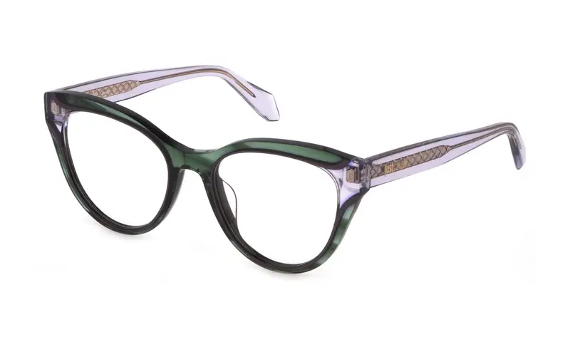 Just Cavalli Donna VJC001V  0VBT Montature da vista Acetato Verde  Farfalla
