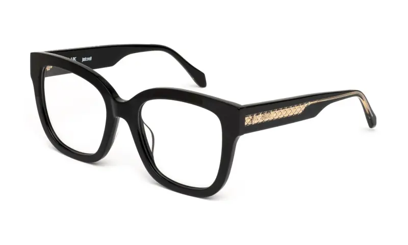 Donna VJC115 0700 Montature da vista Acetato Nero Farfalla