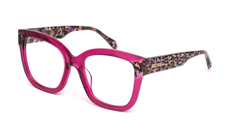 Just Cavalli Donna VJC115V  01BV Montature da vista Acetato Viola  Farfalla