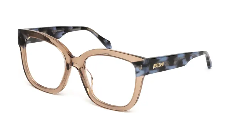 Just Cavalli Donna VJC115V  06ME Montature da vista Acetato Marrone  Farfalla