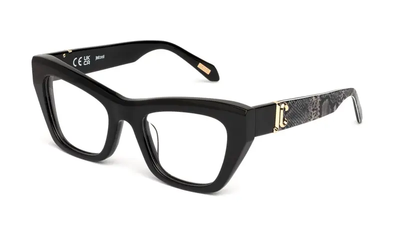 Just Cavalli Donna VJC116  700 Montature da vista Acetato Nero  Farfalla