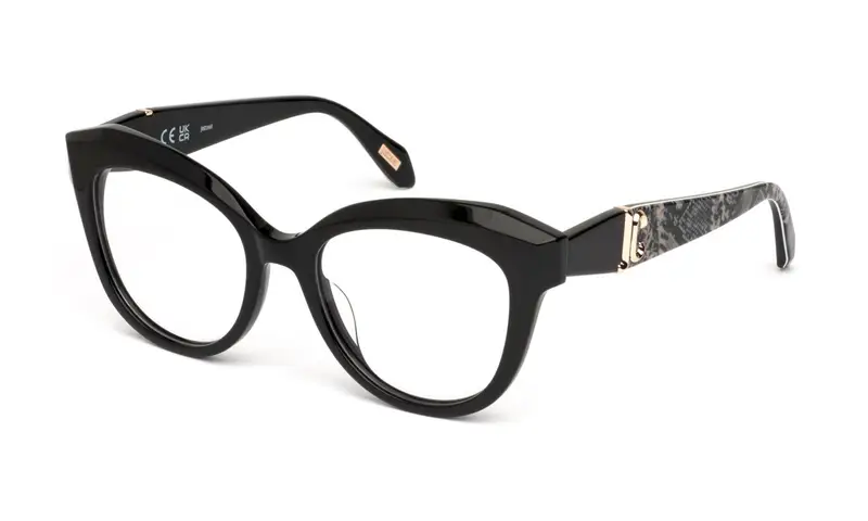 Just Cavalli Donna VJC118  700Y Montature da vista Acetato Nero  Farfalla