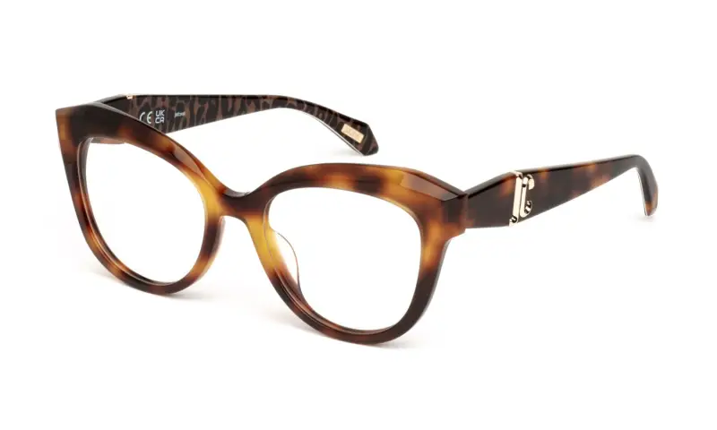 Donna VJC118 752Y Montature da vista Acetato Havana Farfalla