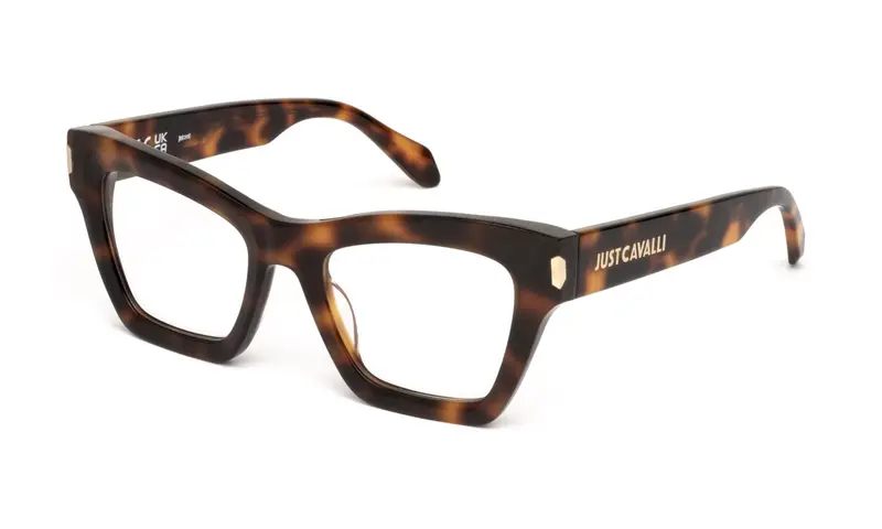 Just Cavalli Donna VJC119  09AJ Montature da vista Acetato Havana  Farfalla