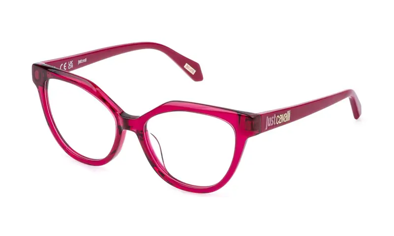 Just Cavalli Donna VJC130  0AGN Montature da vista Acetato Rosso  Farfalla