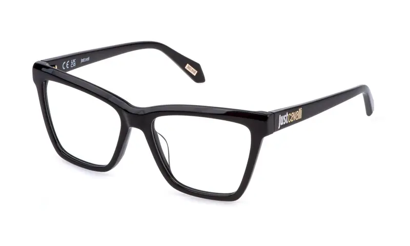 Just Cavalli Donna VJC131  700K Montature da vista Acetato Nero  Squadrata