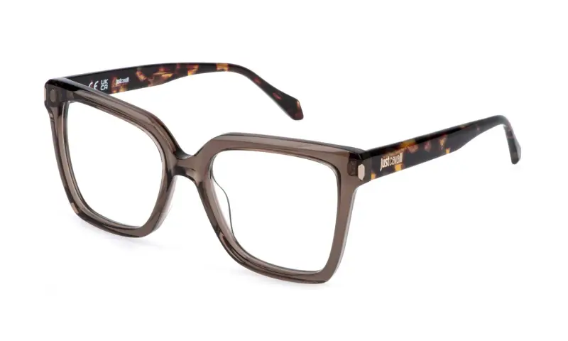 Donna VJC139 805 Montature da vista Acetato Marrone Squadrata