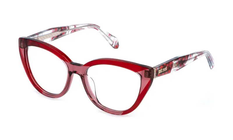 Donna VJC158V 0V64 Montature da vista Acetato Rosso Farfalla