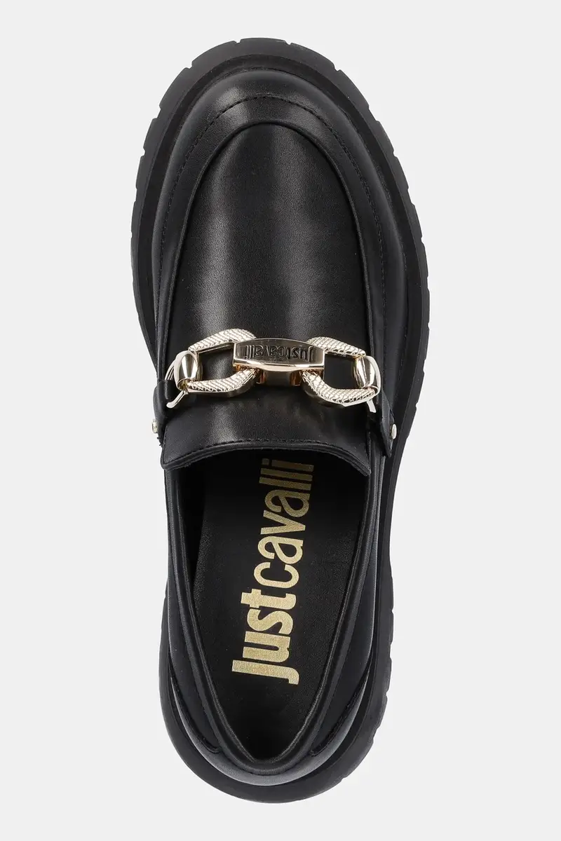 Just Cavalli Mocassini Donna Nero 3427342 miniatura 4