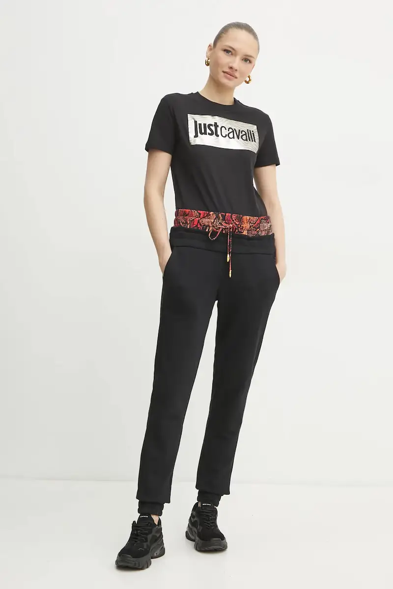 pantaloni della tuta donna colore nero 78PAAE01 CF100 miniatura 2