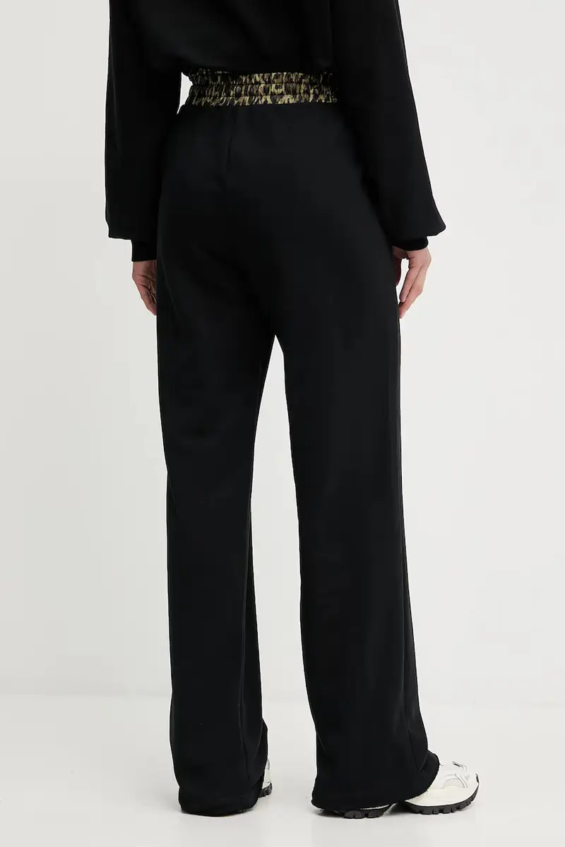 pantaloni tuta di cotone donna colore nero 79PAAE20 CF100 miniatura 3