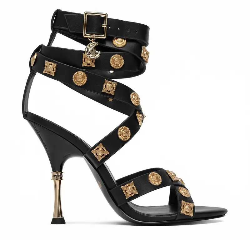 Sandali Just Cavalli 80RA3S40 ZSE55 Nero