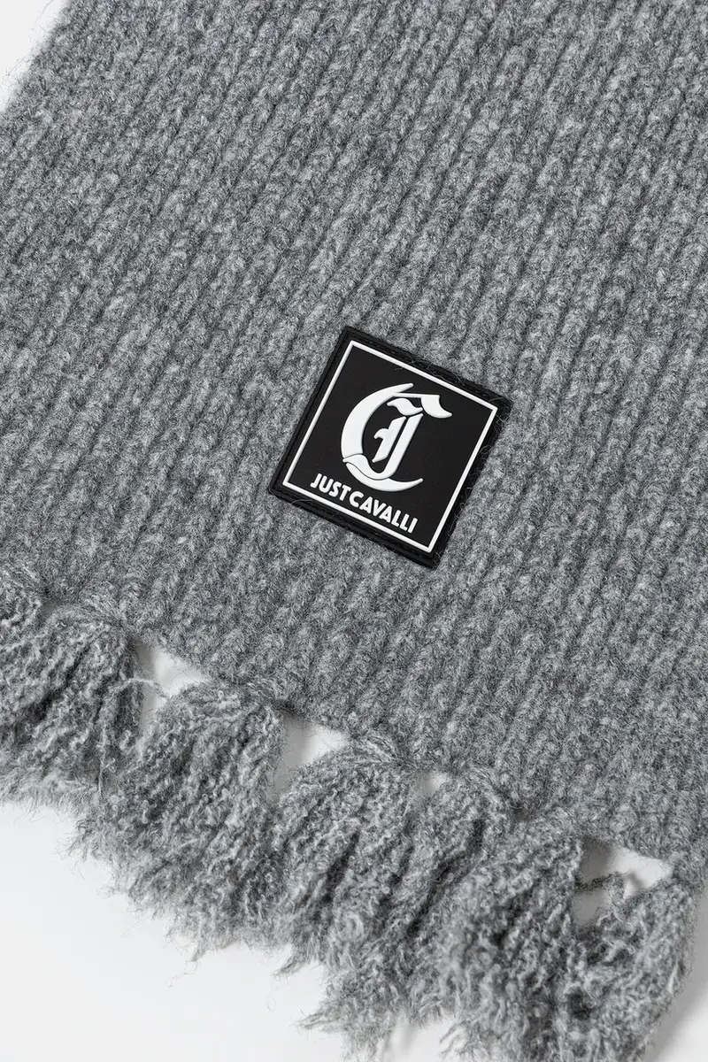 scialle con lana colore grigio 79RA2H08 ZG411 miniatura 3